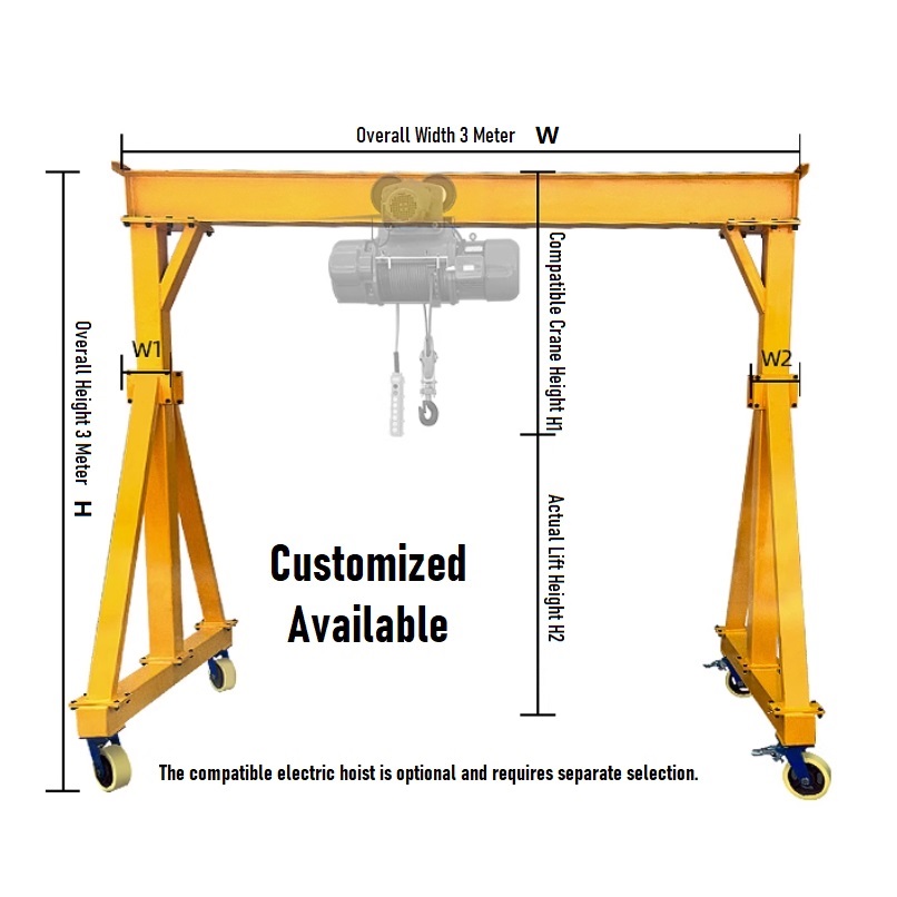 Ditachable Portable Gantry Crane