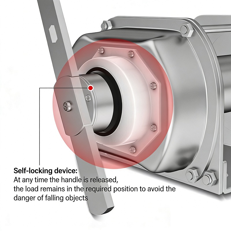 Heavy Duty Stainless Steel Hand Winch