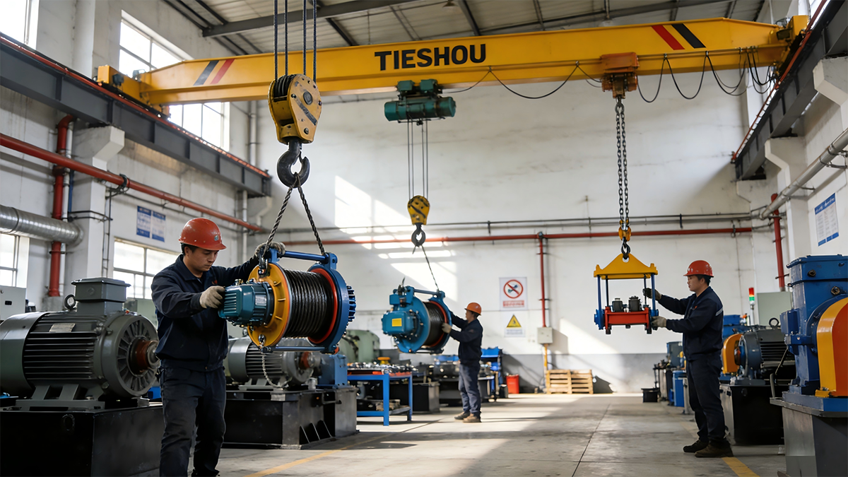 TIESHOU Kicks Off 2026 with Full Capacity for Hoisting Solutions
