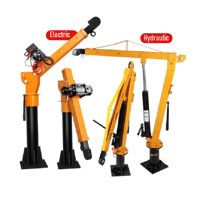 Truck Mounted Jib Crane for Vehicle Electric 12V 24V 220v 380V Hydraulic